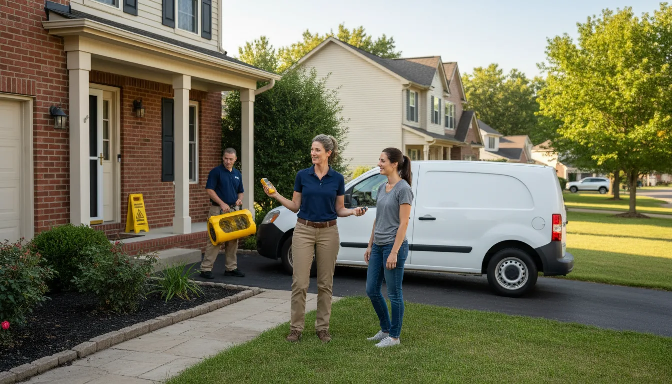 Water restoration image for Mildew Remediation in Jamesville, VA